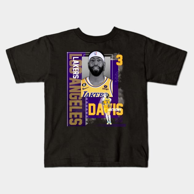 Anthony Davis 3 Kids T-Shirt by today.i.am.sad